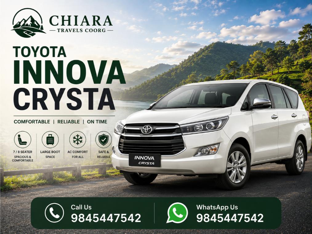 Toyota Innova Crysta Cab